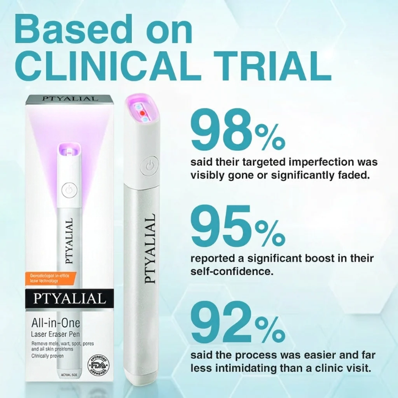 ✨Ptyalial™ All-in-One CO₂ Laser Eraser Pen | Removes Moles, Warts, Skin Flaws & Pigmentation